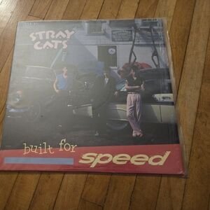 Stray Cats Built for Speed vintage vinyl record album. GUC